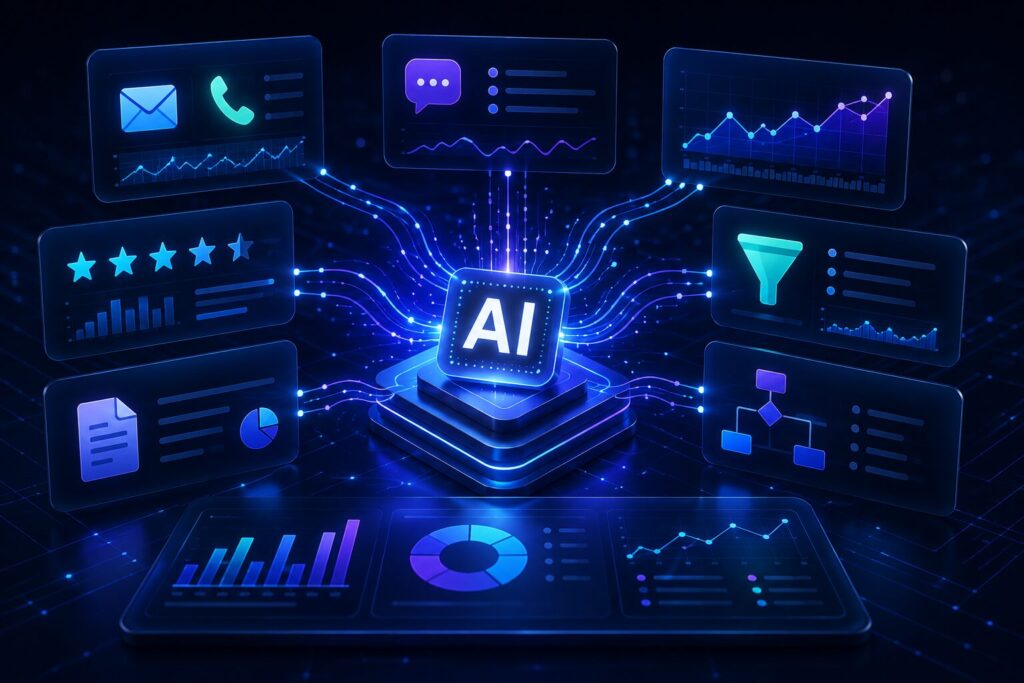 ai being connected to different platforms