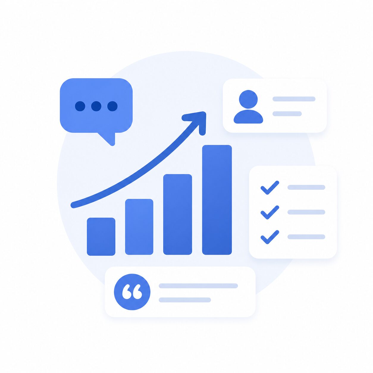 increasing blue graph