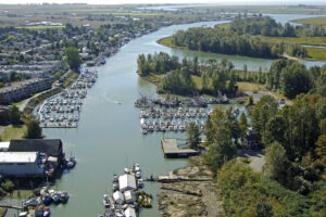 Aerial View of Delta Port