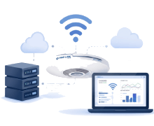 Router connecting to multiple devices
