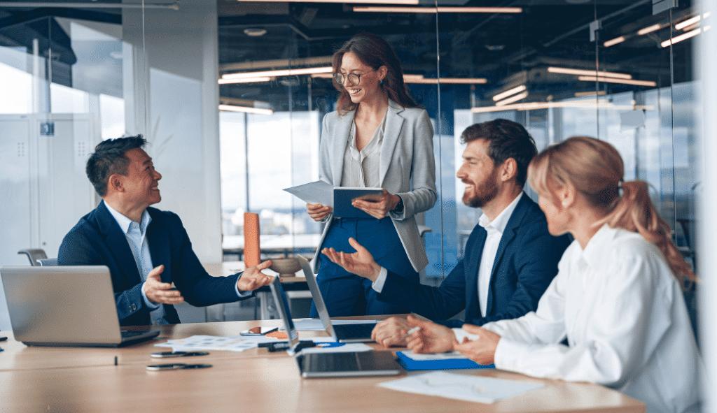 4 employees in a managed IT service environment