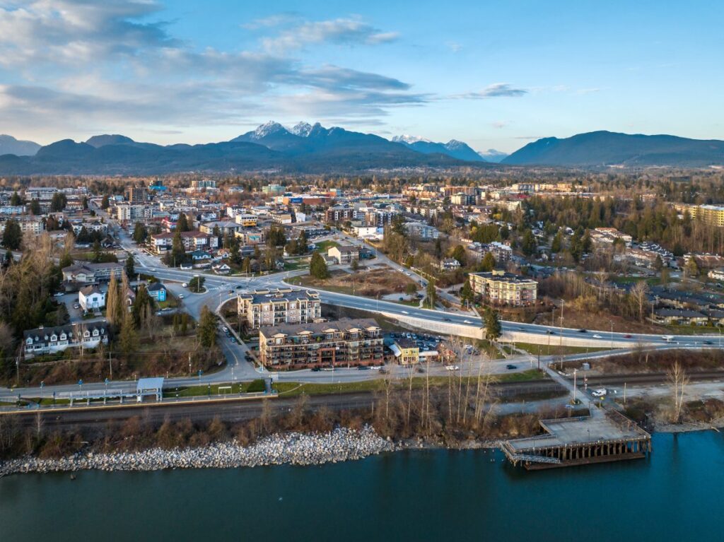 Aerial View of Maple ridge