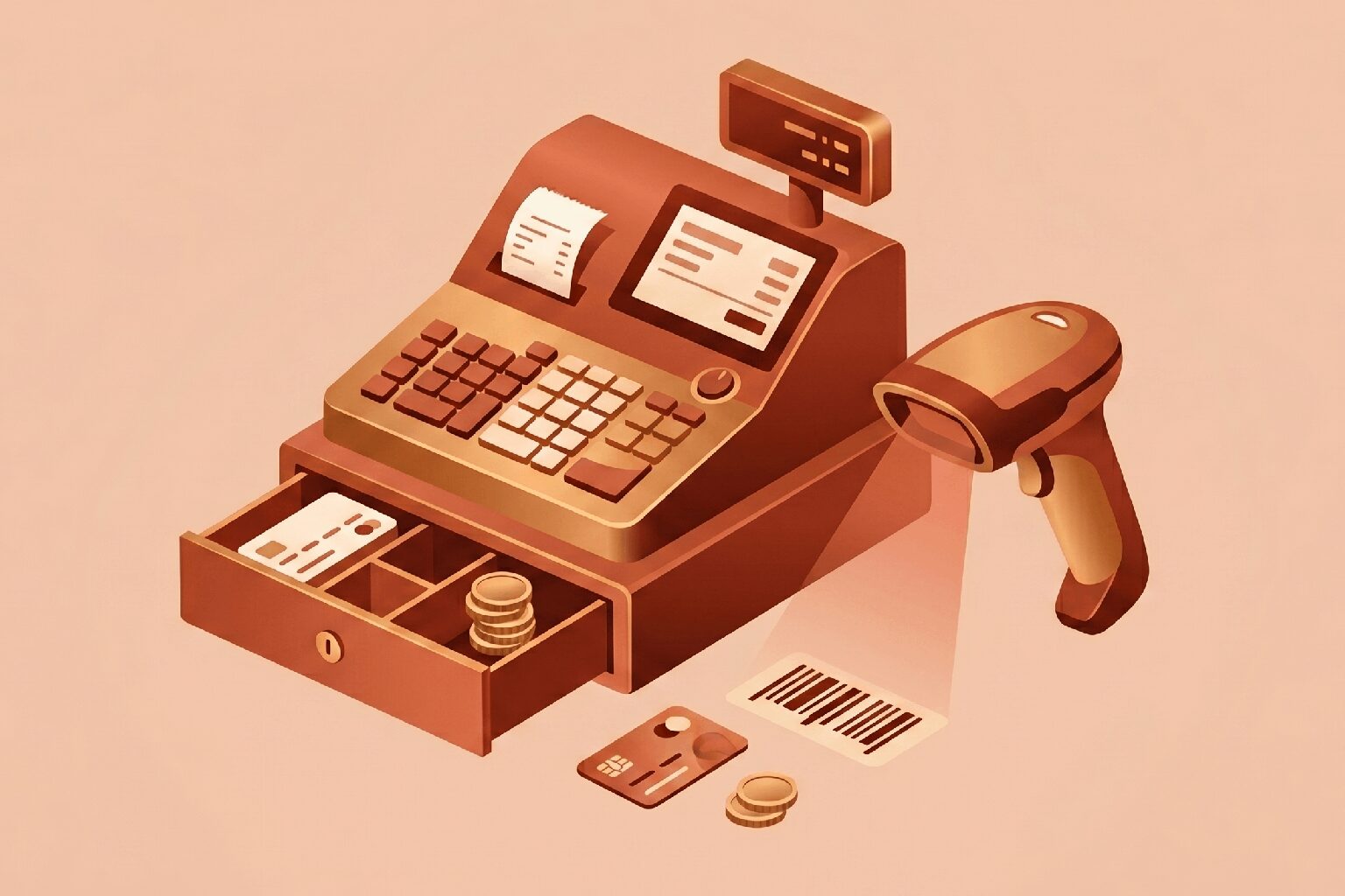 Orange Visual of POS Systems