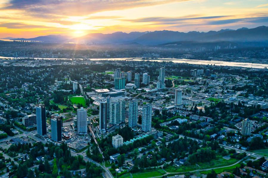 Aerial View of Surrey
