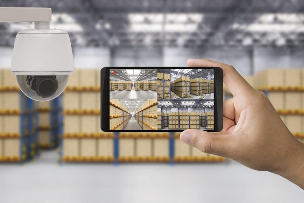 Surveillance Camera Covering entire warehouse