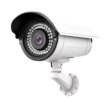 White Surveillance Camera