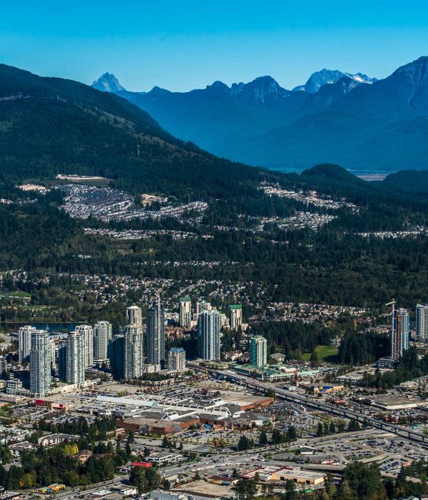 coquitlam aerial photo